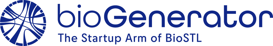 BioGenerator logo in blue